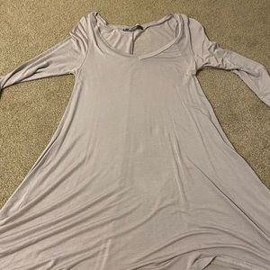 V neck half sleeve dress